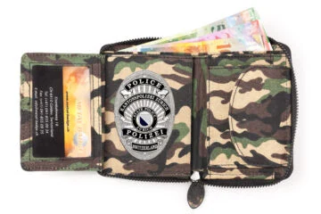 Leather wallet "Economy" canton police Zurich