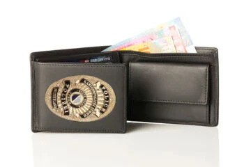 Leather wallet "Victory" canton police Zurich
