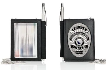 Leather wallet "Secure" Canton police Zurich