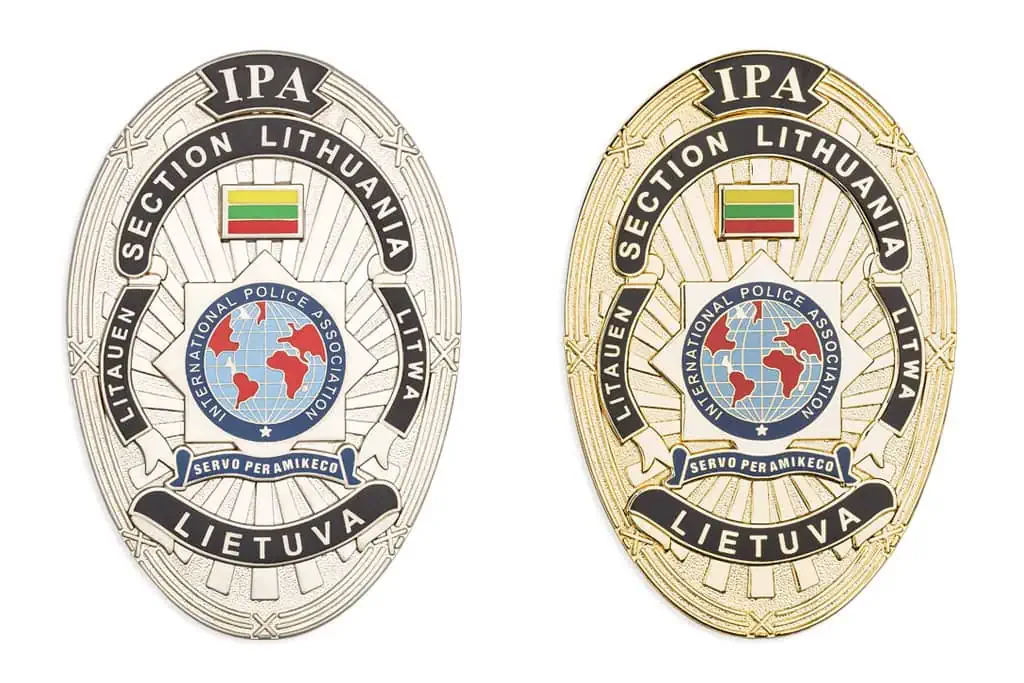 Our references Lituania ipa badge Large1 Metal Badge
