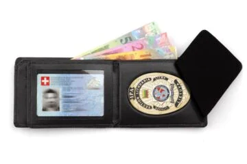 Leather wallet "Quantum" IPA Lithuania