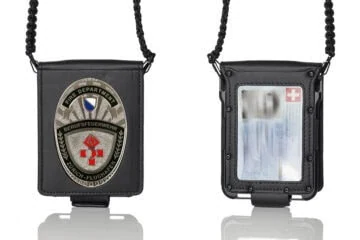 Leather case "Maverick M1" Fire Brigade Zurich Airport