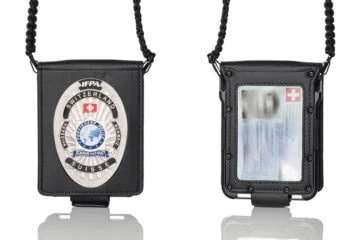 Leather case "Maverick M1" IFPA Foreigner Police Switzerland