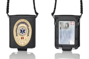 Leather case "Maverick M1" Paramedic Switzerland, engraving