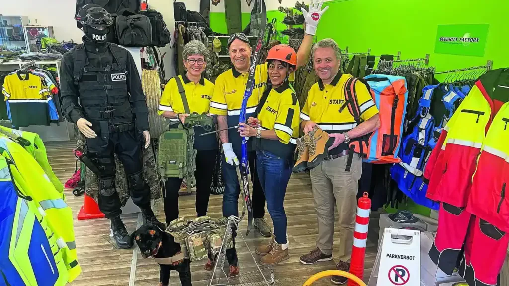 Team Metal Badge im Verkaufsladen Arth-Goldau