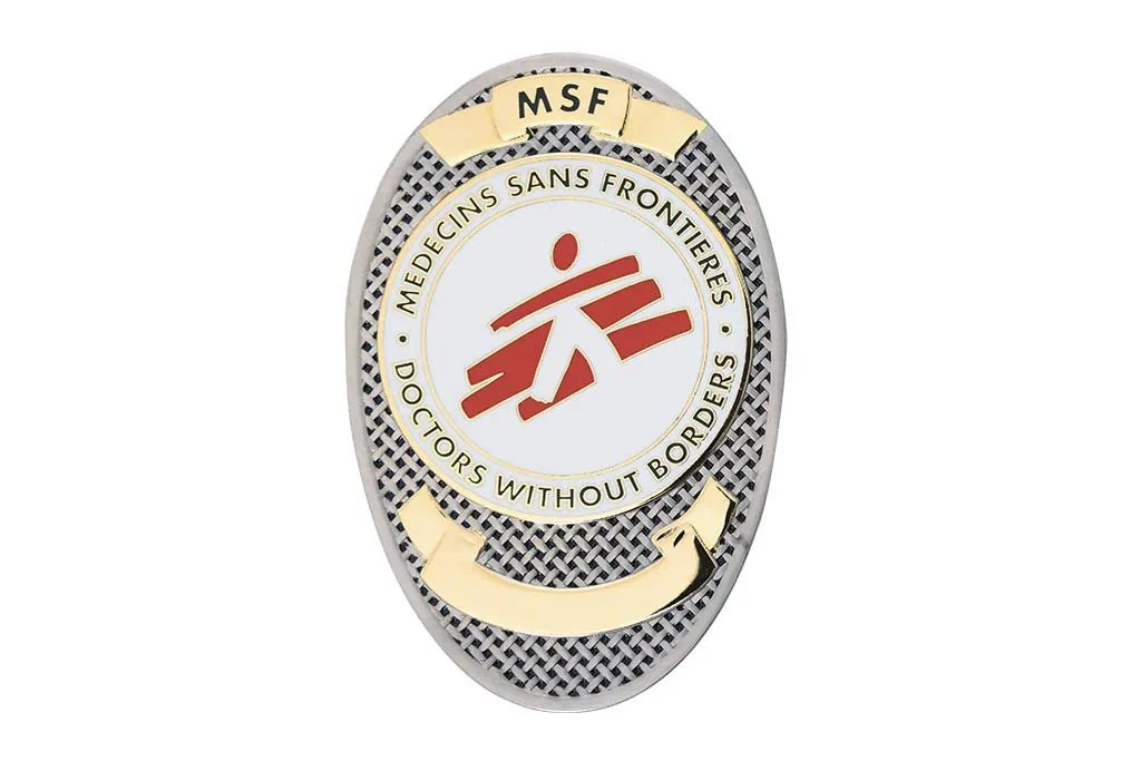 Our references MSF Metal Badge
