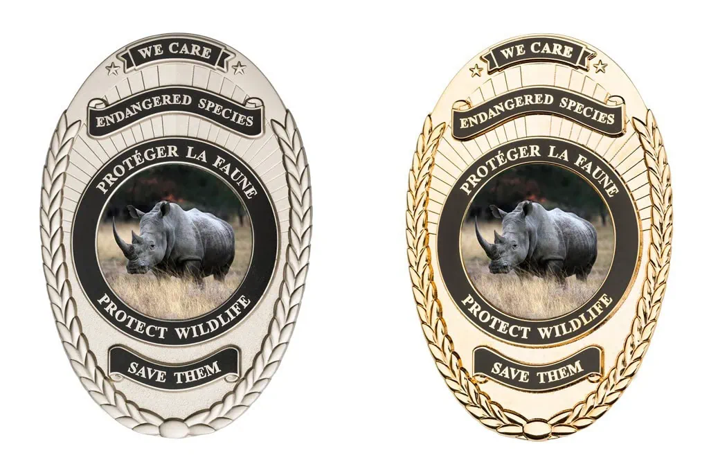 Our references Nashorn Metal Badge