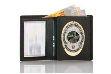 Leather wallet "Official" Swiss Hunter