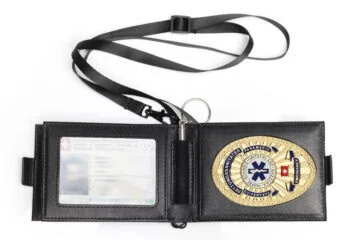 "Blue Line" leather pouch Paramedic Switzerland