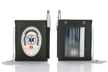 Leather wallet "Classic" Paramedic Switzerland, engraving