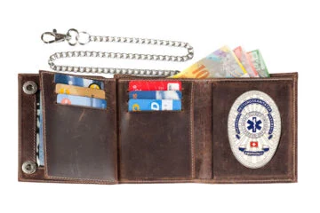 Leather wallet "Biker" Paramedic Switzerland