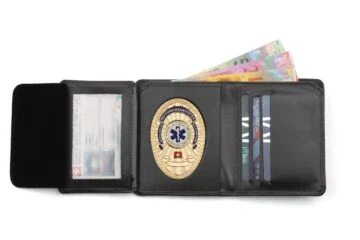 Leather wallet "Global" Paramedic Switzerland, engraving