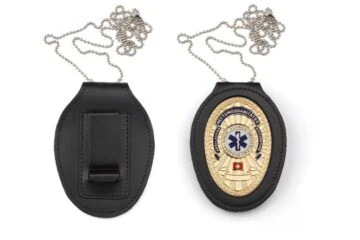 Leather wallet "VIP" Paramedic Switzerland, engraving