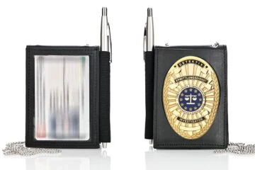 Leather wallet "Secure" investigator EU, engraving