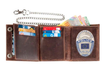 Leather wallet "Biker" POLICE EU