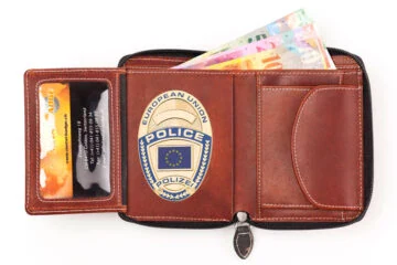 Leather wallet "Camouflage" POLICE EU