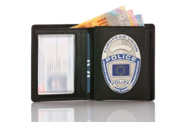 Leather wallet "Official" POLICE EU