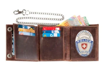 Leather wallet "Biker" POLICE Switzerland