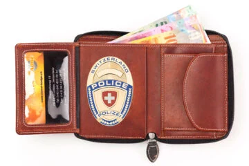 Leather wallet "Camouflage" POLICE Switzerland