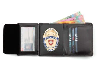 Leather wallet "Global" POLICE Switzerland