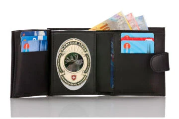 Leather wallet "Qualified - two in one" Swiss Hunter