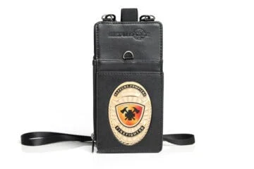 Leather case “Revolution” Firefighter, engraving