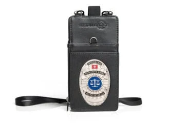 Leather case “Revolution” private investigator Switzerland, engraving