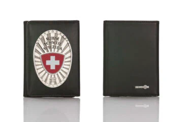 Leather wallet "Basic" Switzerland Fan Badge