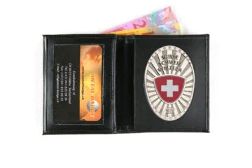 Leather wallet "Business" Switzerland Fan Badge
