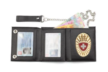 Leather wallet "Casual" Switzerland Fan Badge