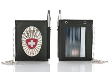 Leather wallet "Classic" Switzerland Fan Badge