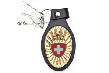 Leather wallet "Smart" Switzerland Fan Badge