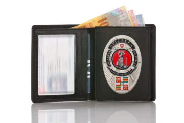 Leather wallet "Official" Swiss Guard