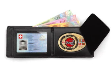 Leather wallet "Quantum" Swiss Guard