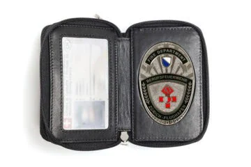 Leather pouch «Spirit» Fire Brigade Zurich Airport