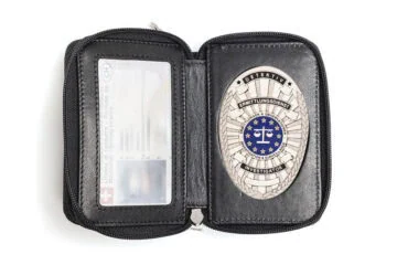 Leather pouch «Spirit» investigator EU, engraving