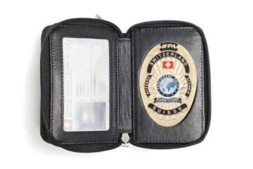 Leather pouch «Spirit» IFPA Foreigner Police Switzerland