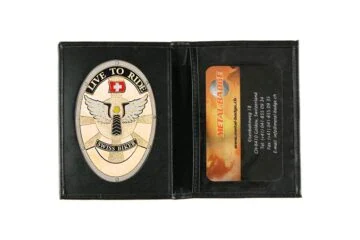 Leather wallet "Practical" Swiss Biker