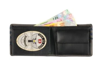 Leather wallet "Trendy" Swiss Biker