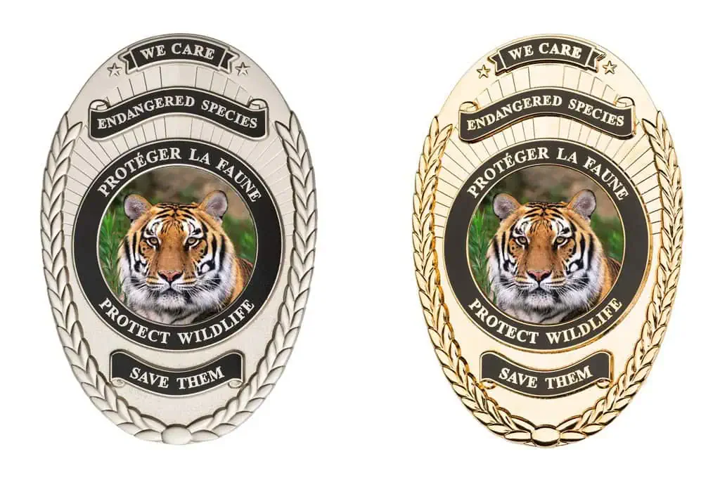 Our references Tiger Metal Badge
