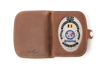 Leather case "Traveler" Coin thrower IPA Belgium