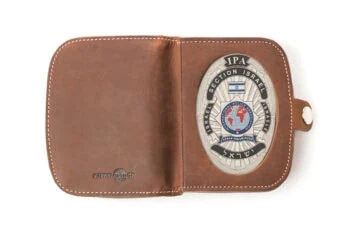 Leather case "Traveler" Coin thrower IPA Israel