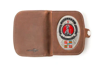 Leather case "Traveler" Coin thrower Swiss Guard