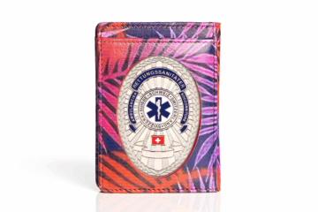 Leather case“Waikiki” Paramedic Switzerland, engraving